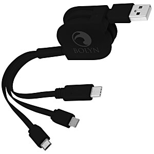 Retractable Charging Cable with USB-C - 24 hr Main Image