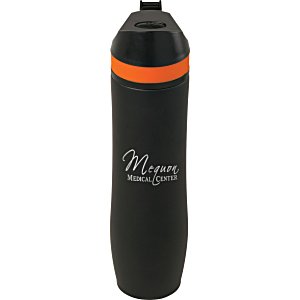 Persona Wave Vacuum Sport Bottle - 20 oz. - Black - Laser Engraved Main Image