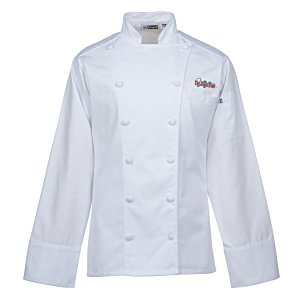 Twelve Cloth Button Classic Chef Coat Main Image