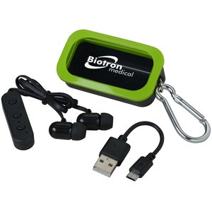 Edge Carabiner Case with Bluetooth Ear Buds Main Image