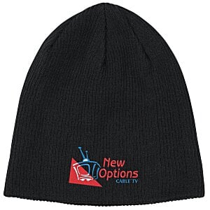 Rib Knit Slouch Beanie Main Image