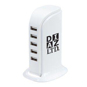 5 Port USB Charging Tower Main Image