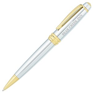 Cross Bailey Twist Metal Pen - Chrome - Gold Main Image