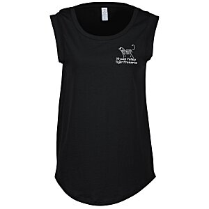 Alternative Satin Jersey Sleeveless T-Shirt - Ladies' Main Image