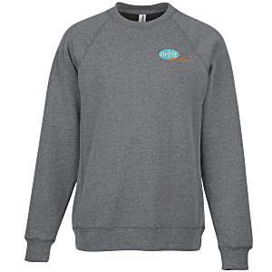 Independent Trading Co. Raglan Crewneck Sweatshirt - Embroidered Main Image