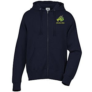 Independent Trading Co. 6.5 oz. Full-Zip Hooded Sweatshirt - Embroidered Main Image