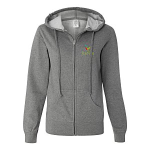 Independent Trading Co. Heavenly Fleece Full-Zip Sweatshirt - Ladies' - Embroidered Main Image