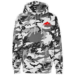 Independent Trading Co. 10 oz. Camo Hoodie - Screen Main Image