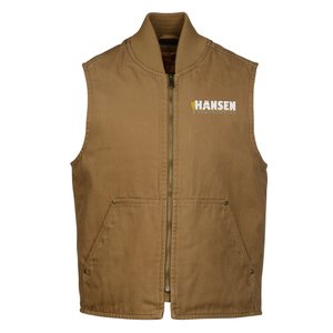 Washed Duck Cloth Work Vest Main Image