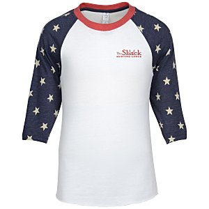 Alternative Eco-Jersey Raglan T-Shirt - Pattern Main Image