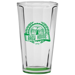 Optic Pint Glass - 16 oz. - Bottom Color Main Image