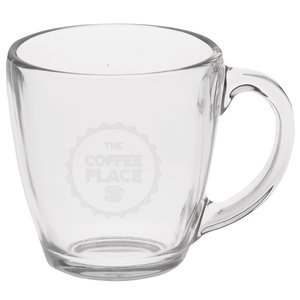 Bistro Glass Mug - 16 oz. - Deep Etch Main Image