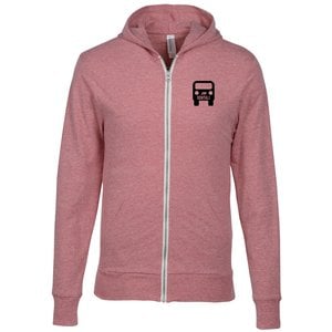 Threadfast Tri-Blend Full-Zip Hoodie - Screen Main Image