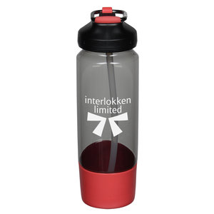 Square Carabiner Tritan Water Bottle - 28 oz Main Image