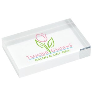 Rectangle Acrylic Paperweight - Full Color Main Image