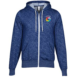 Bella+Canvas 7 oz. Full-Zip Hooded Sweatshirt - Premium - Embroidered Main Image