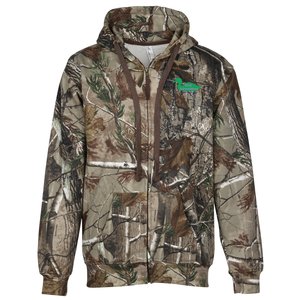 Code V Realtree Camouflage Full-Zip Hooded Sweatshirt - Embroidered Main Image