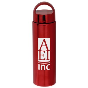 Metallic Look Water Bottle with Arch Lid - 24 oz. Main Image