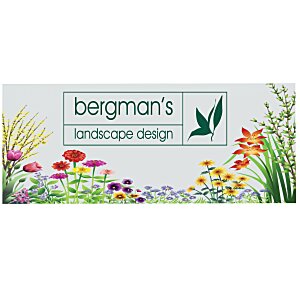 Full Color Static Decal - Rectangle - 1" x 2-1/2" Main Image