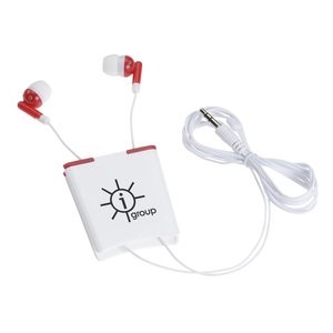 Color Trim Ear Buds with Wrap Main Image