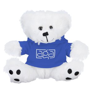 Little Paw Bear with Hoodie - White - 24 hr Main Image