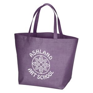 Crosshatched Non-Woven Tote Bag - 24 hr Main Image