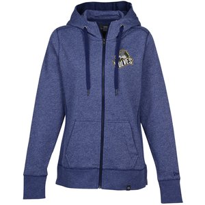 New Era French Terry Full-Zip Hoodie - Ladies' - Embroidered Main Image