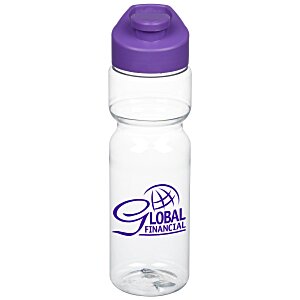 Clear Impact Olympian Bottle with Flip Carry Lid - 28 oz. Main Image