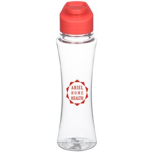 Clear Impact Curve Bottle with Flip Carry Lid - 17 oz. Main Image