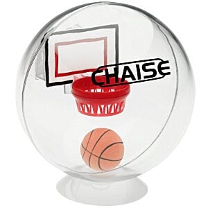 Desktop Basketball Globe Game - 24 hr Main Image