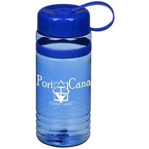 Banded Line Up Bottle with Tethered Lid - 20 oz. Main Image