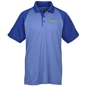 Rival RacerMesh Raglan Heather Polo - Men's Main Image