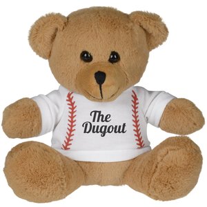 7" Sports Teddy Bear - Baseball Main Image