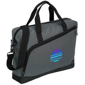 Tranzip 15" Laptop Briefcase Bag - Embroidered Main Image