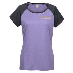 Double Heather Challenger Tee - Ladies' - Embroidered Main Image