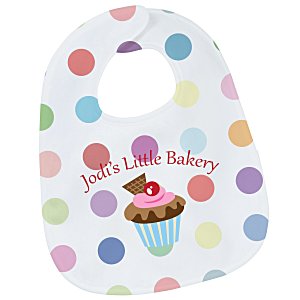 Full Color Plush Baby Bib Main Image