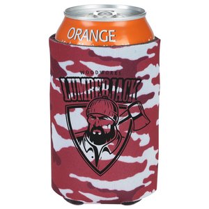 Color Camo Pocket Can Holder Main Image