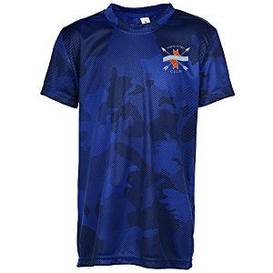 All Sport Performance T-Shirt - Youth - Laser Camo - Embroidered Main Image