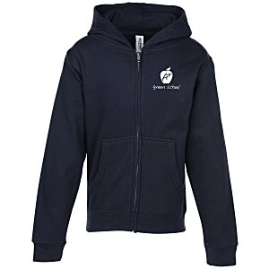 Independent Trading Co. Midweight Full-Zip Hoodie - Youth - Screen Main Image