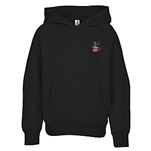 Independent Trading Co. Raglan Hoodie - Youth - Embroidered Main Image