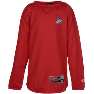 Rawlings Flatback Mesh Fleece Pullover - Youth - Embroidered Main Image