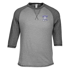 Alternative Baseball 3/4 Sleeve T-Shirt - Men's - Embroidered Main Image