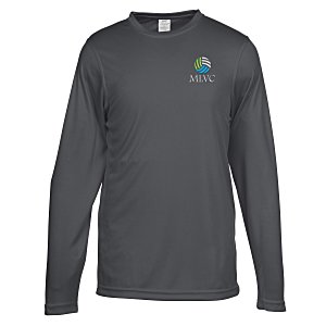 Cool & Dry Basic Performance Long Sleeve Tee - Men's - Embroidered Main Image