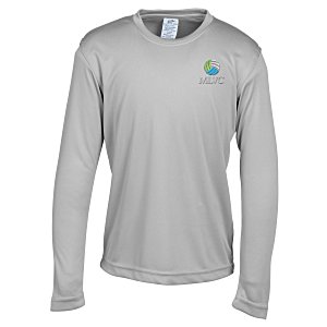 Cool & Dry Basic Performance Long Sleeve Tee - Youth - Embroidered Main Image