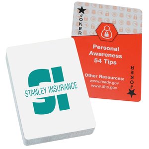 Helpful Tips Playing Cards - Personal Safety Main Image