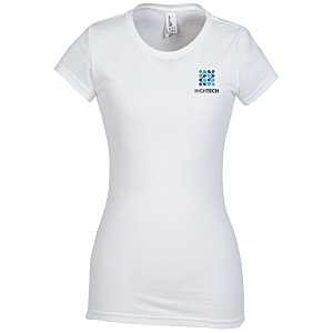 Ultimate Fitted T-Shirt - Ladies' - White - Embroidered Main Image