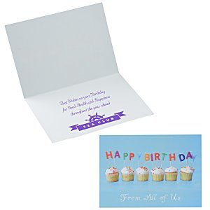 Candle Cupcake Birthday Greeting Card Main Image