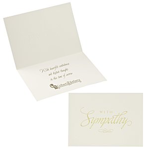 With Sympathy Greeting Card Main Image