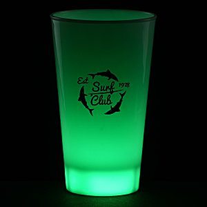 Light-Up Frosted Glass - 17 oz. - Solid Main Image