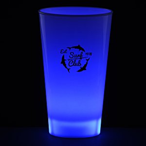Light-Up Frosted Glass - 17 oz. - Solid - 24 hr Main Image